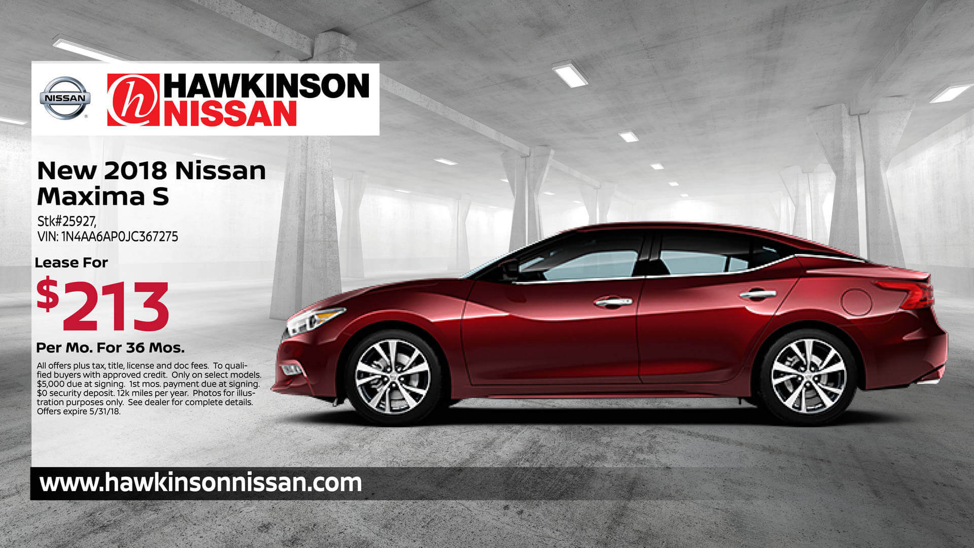 Hawkinson nissan coupons