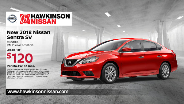 Hawkinson nissan coupons