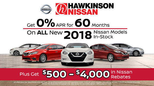 Hawkinson nissan coupons