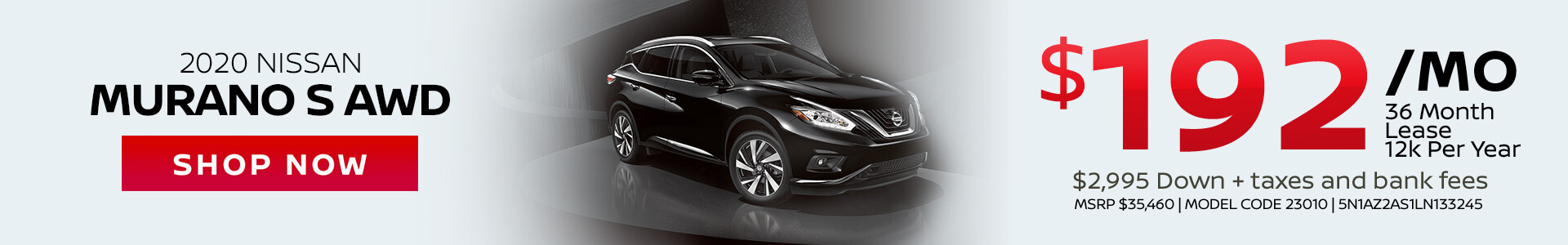 Nissan Murano $192 Lease