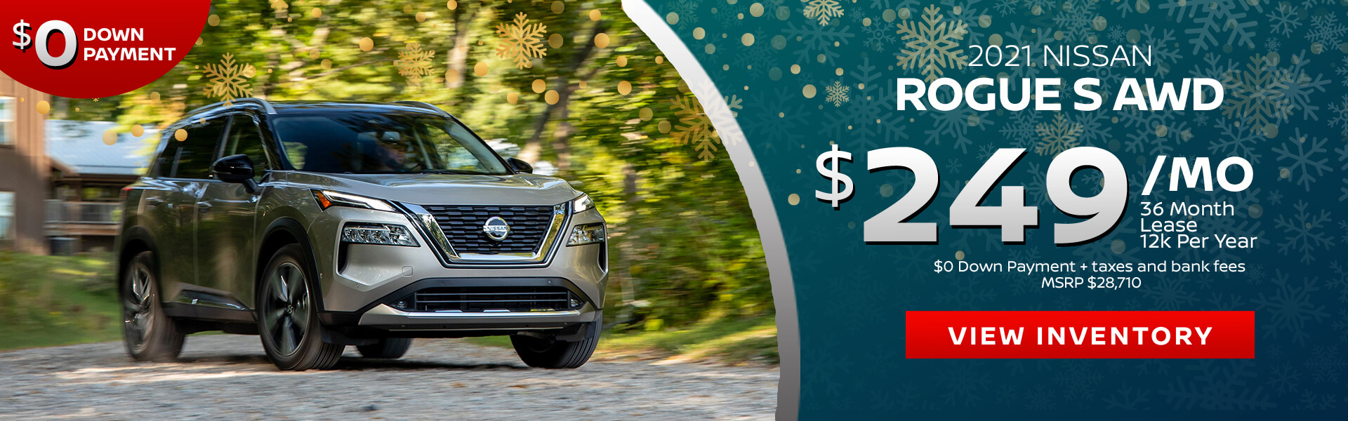 2021 Nissan Rogue $249 Lease