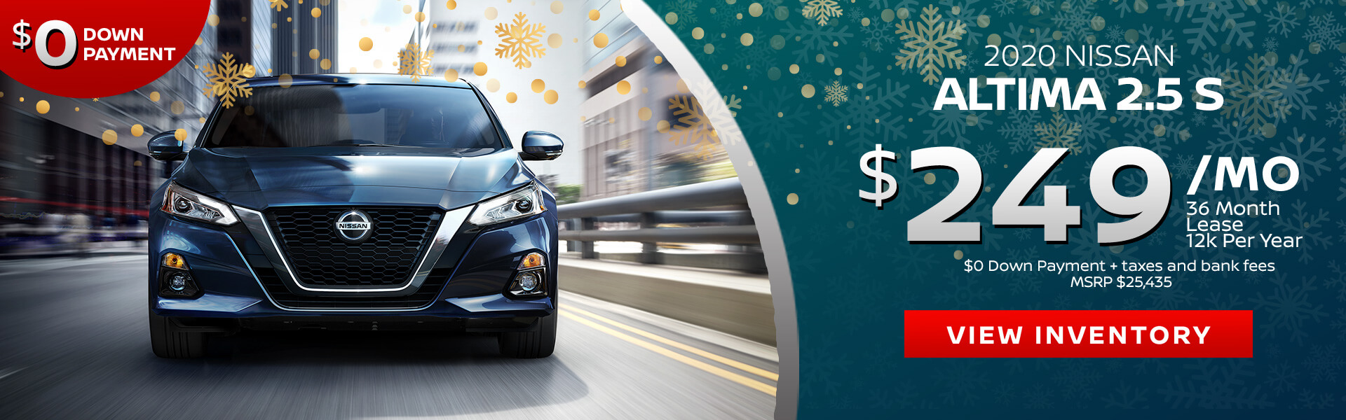 Nissan Altima $249 Lease