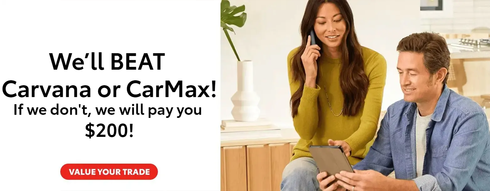 Trade in with Tom Bell!