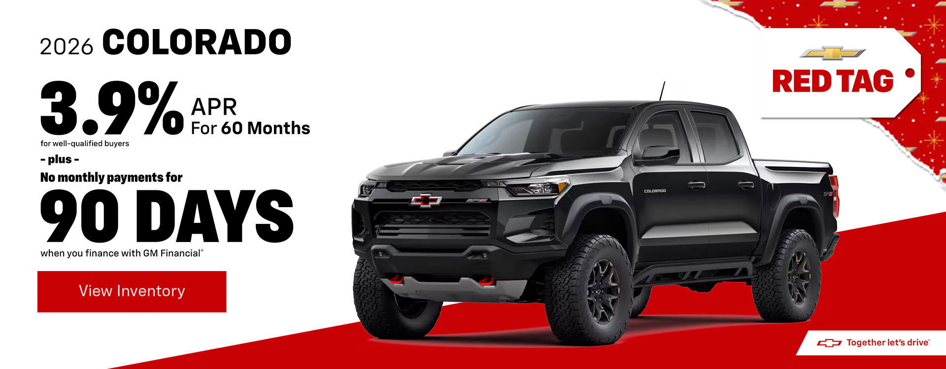 Amazing offer on a Chevy Colorado