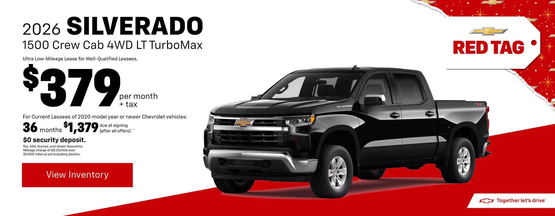 Amazing offer on a 2026 CHEVROLET Silverado 1500 Crew Cab 4WD LT