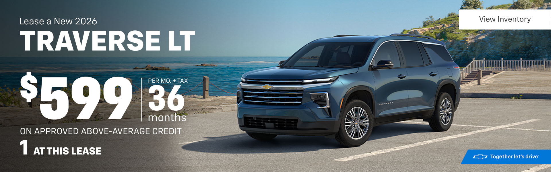 Amazing offer on a 2026 Chevrolet Traverse