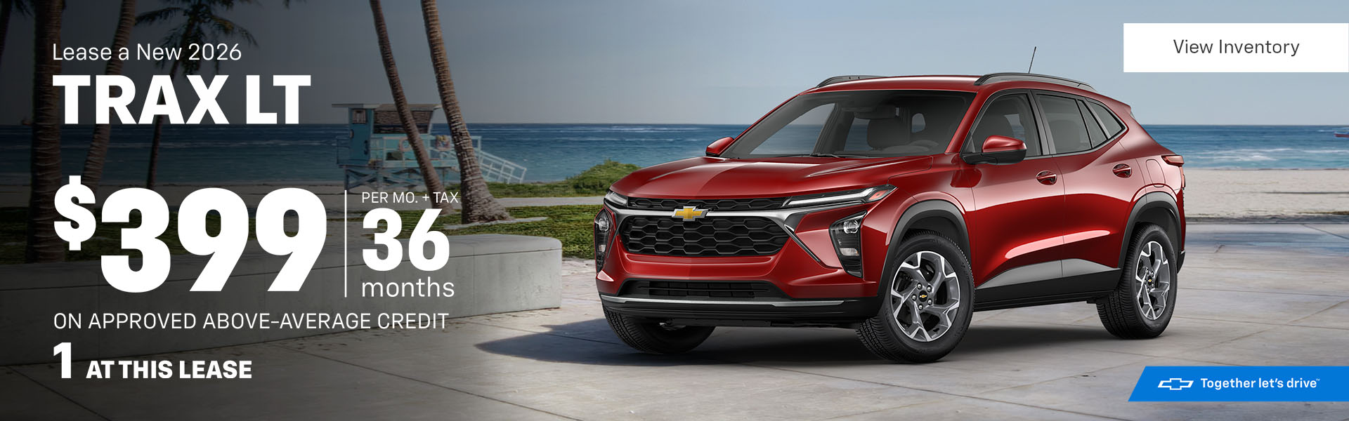 Amazing offer on a 2026 Chevrolet Trax