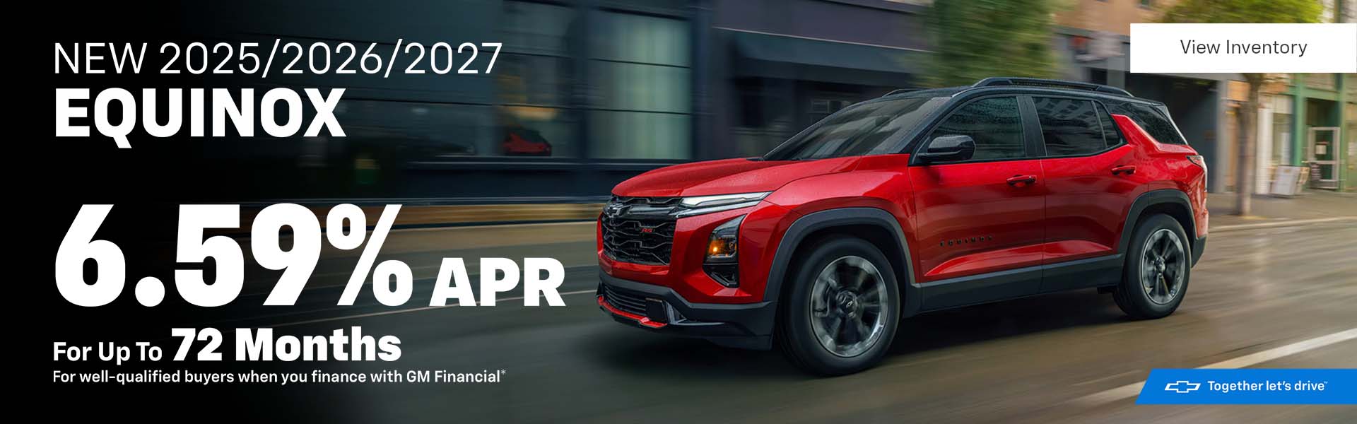 Amazing APR Offer on a Chevy Equinox