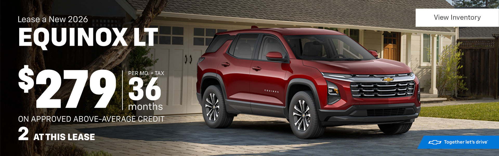Amazing offer on a 2026 Chevrolet Equinox - Lease