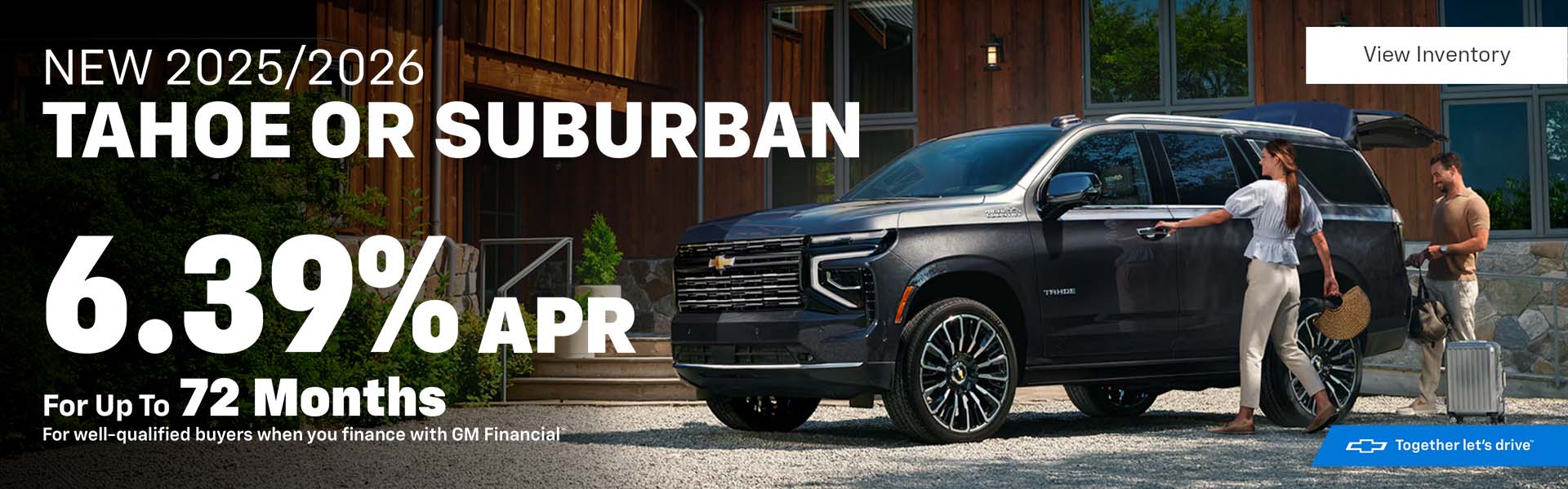 Amazing lease offer on a 2026 Chevrolet TAHOE OR SUBURBAN