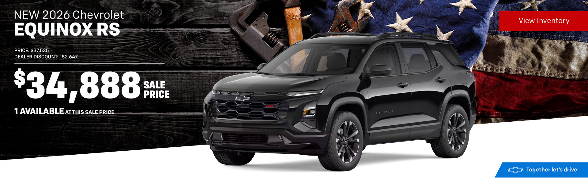 Amazing APR Offer on a Chevy Equinox