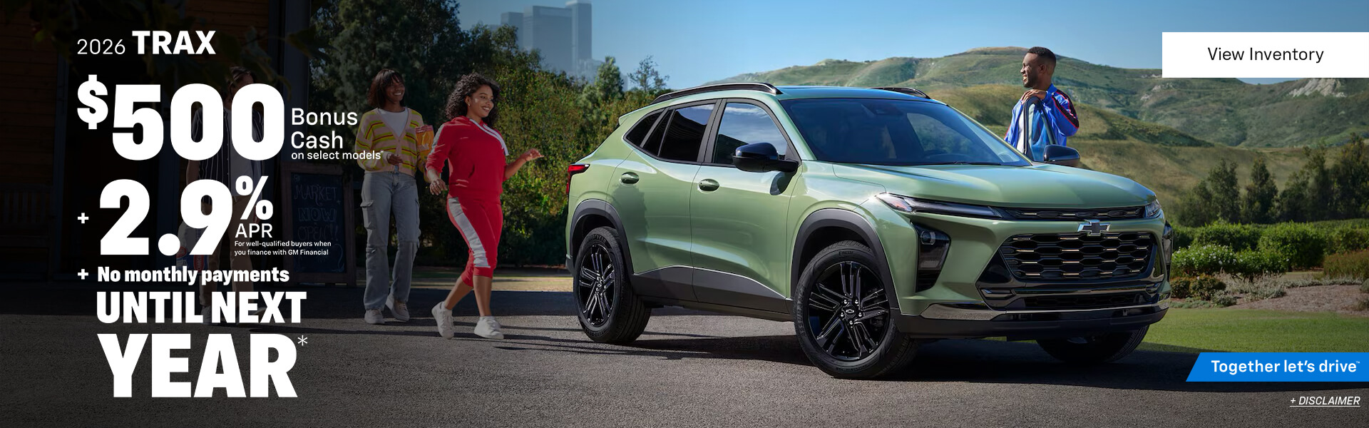 OEM Offer on a New Chevy Trax