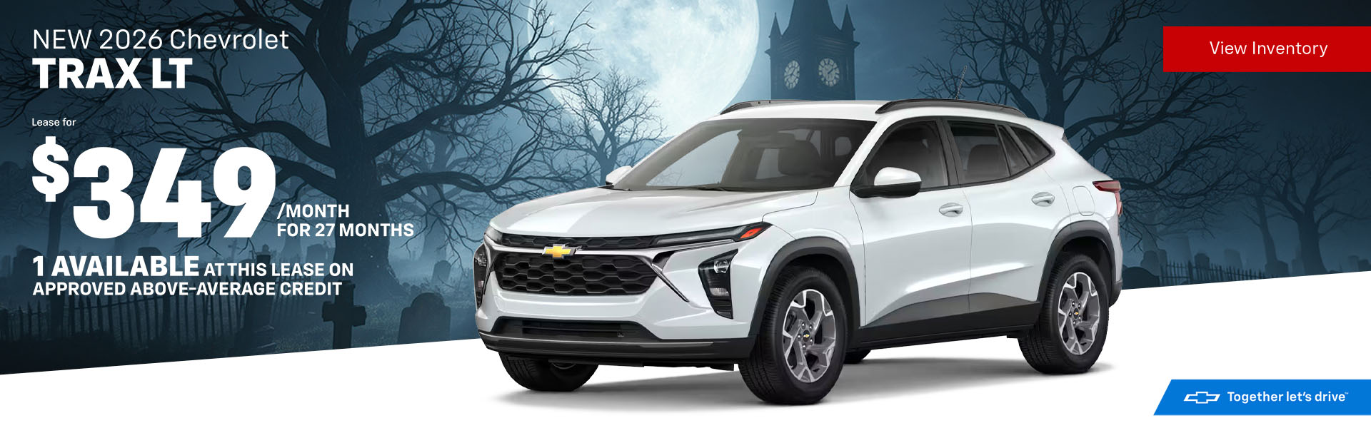 Amazing offer on a 2026 Chevrolet Trax