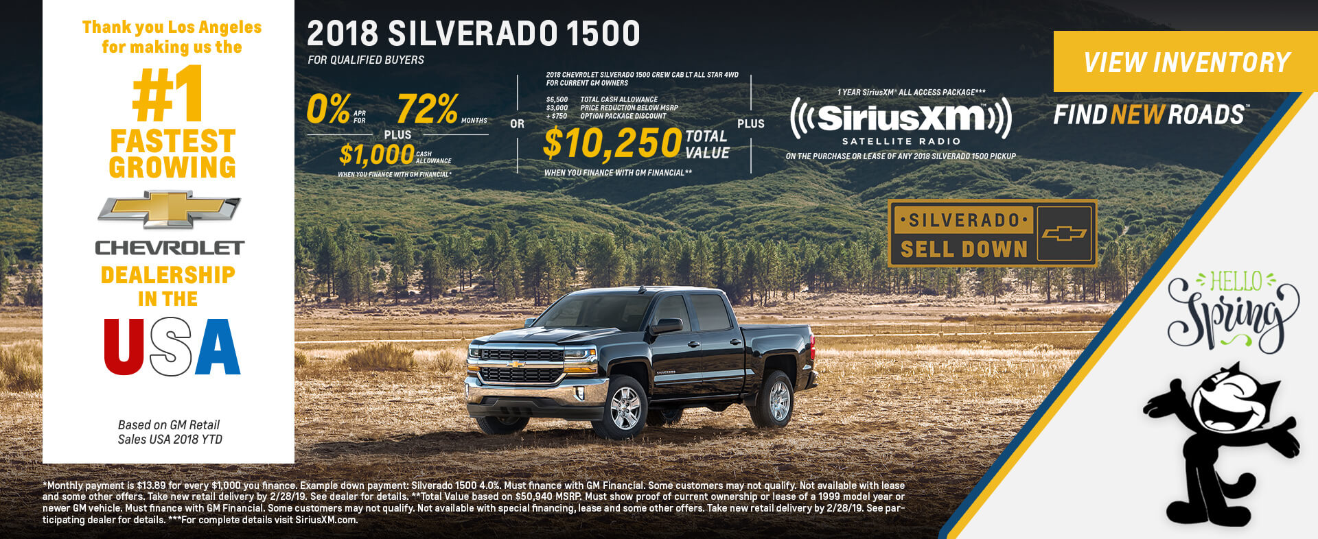 New & Used Chevrolet Dealer - Los Angeles, Glendale, Pasadena & Carson -  Felix Chevrolet