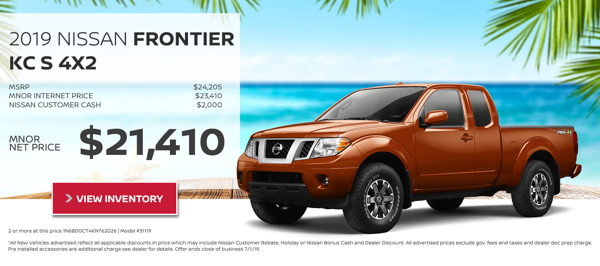 New Nissan Specials Home Of The 9 999 Versa Nissan Frontier Kc