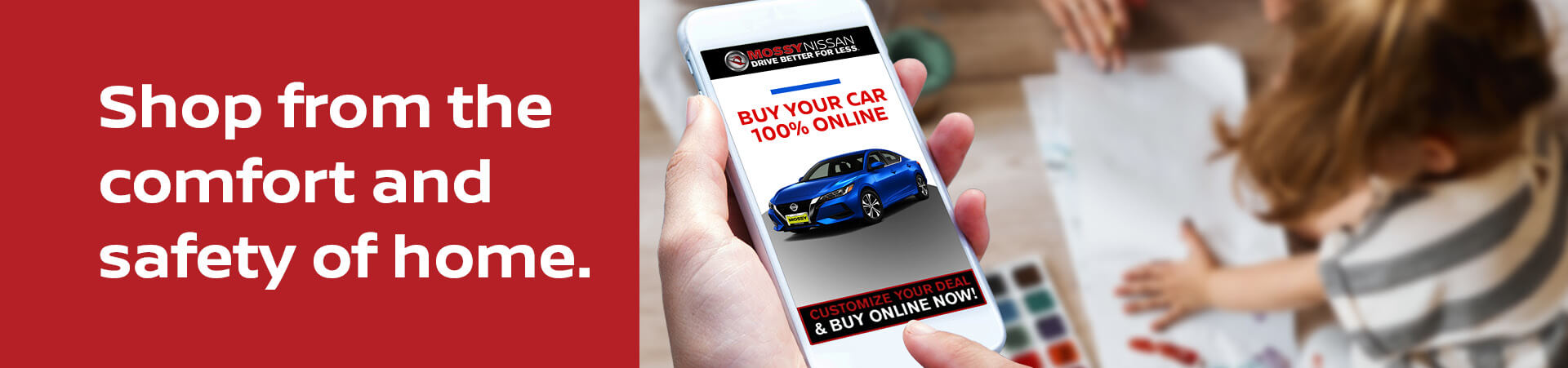 Shop from the Compfort and Safety of your Home
