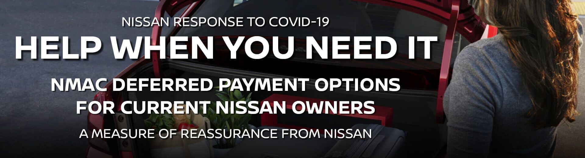 Nissan Response to COVID-19 | NMAC Deferred Payment Options for Current Nissan Owners