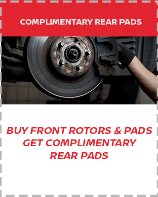 Complimentary Rear Pads