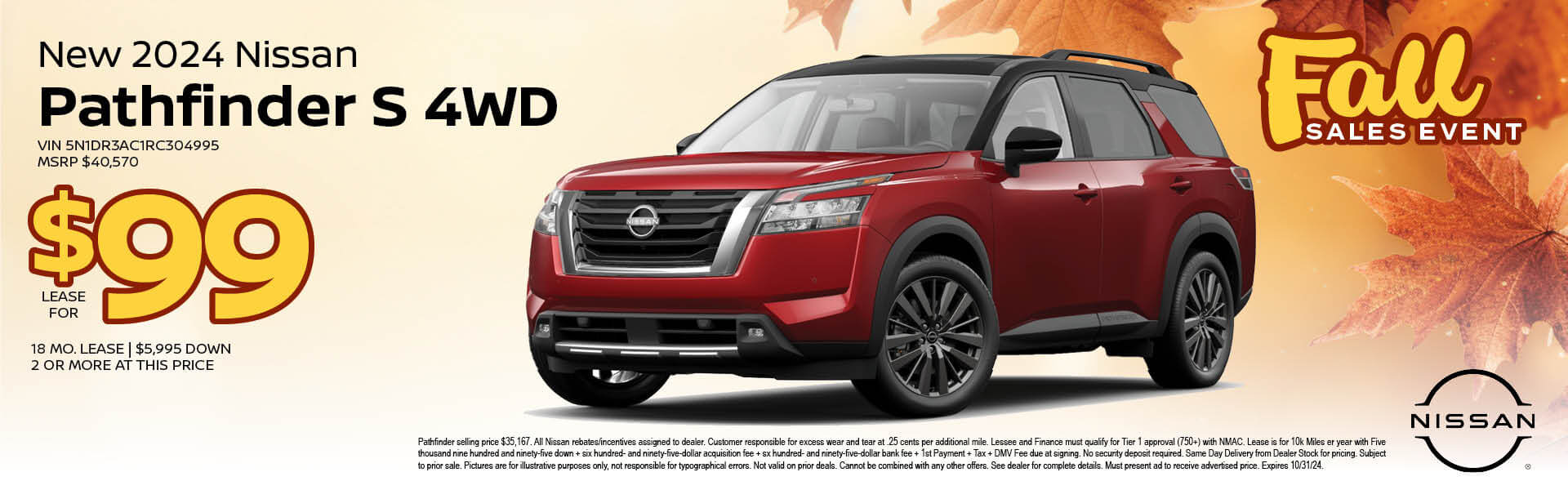 2024 Nissan Pathfinder Lease Offer