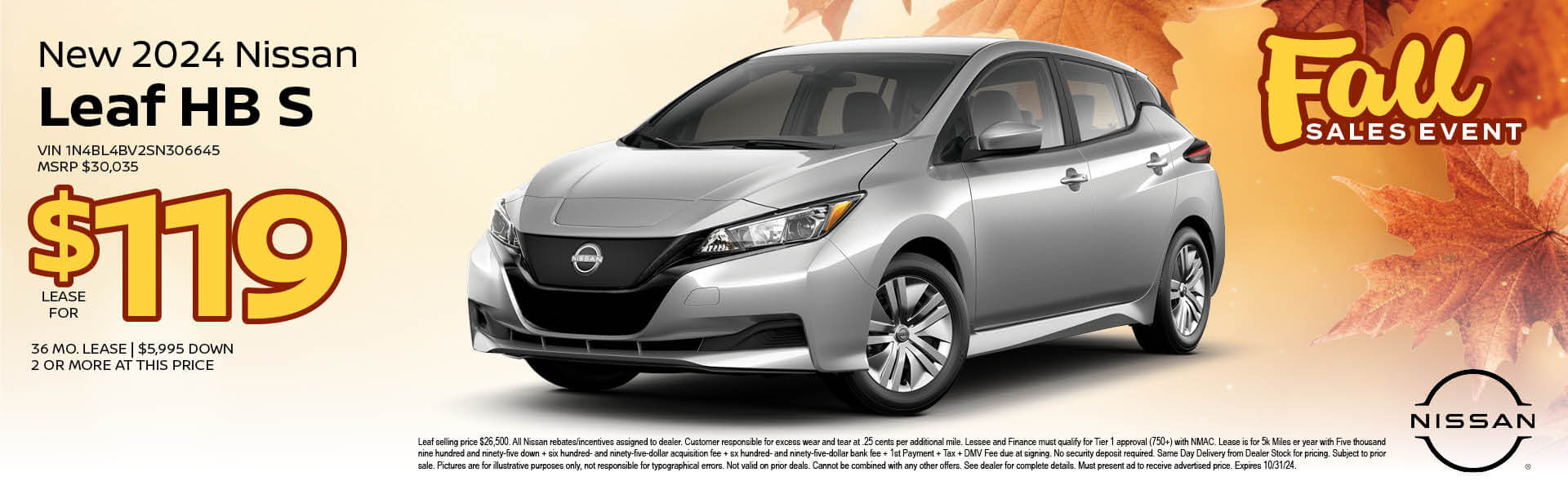 2024 Nissan Leaf Lease offer