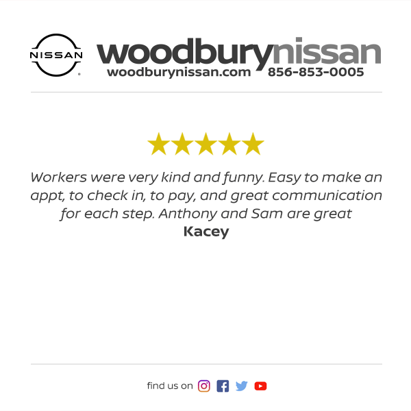 Woodbury Nissan Facebook Review