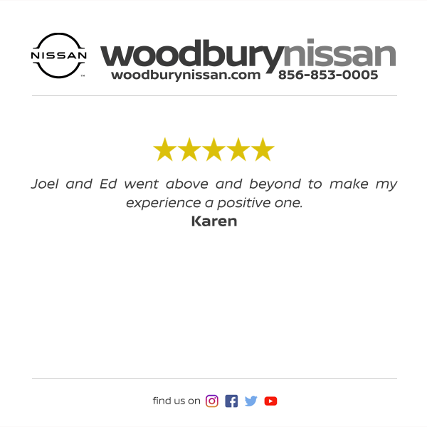 Woodbury Nissan Facebook Review