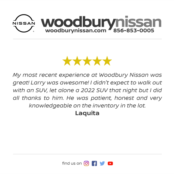 Woodbury Nissan Facebook Review