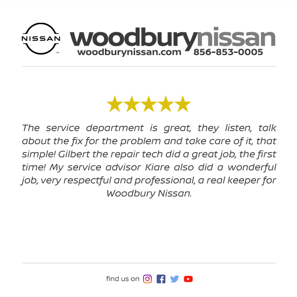 Woodbury Nissan Facebook Review