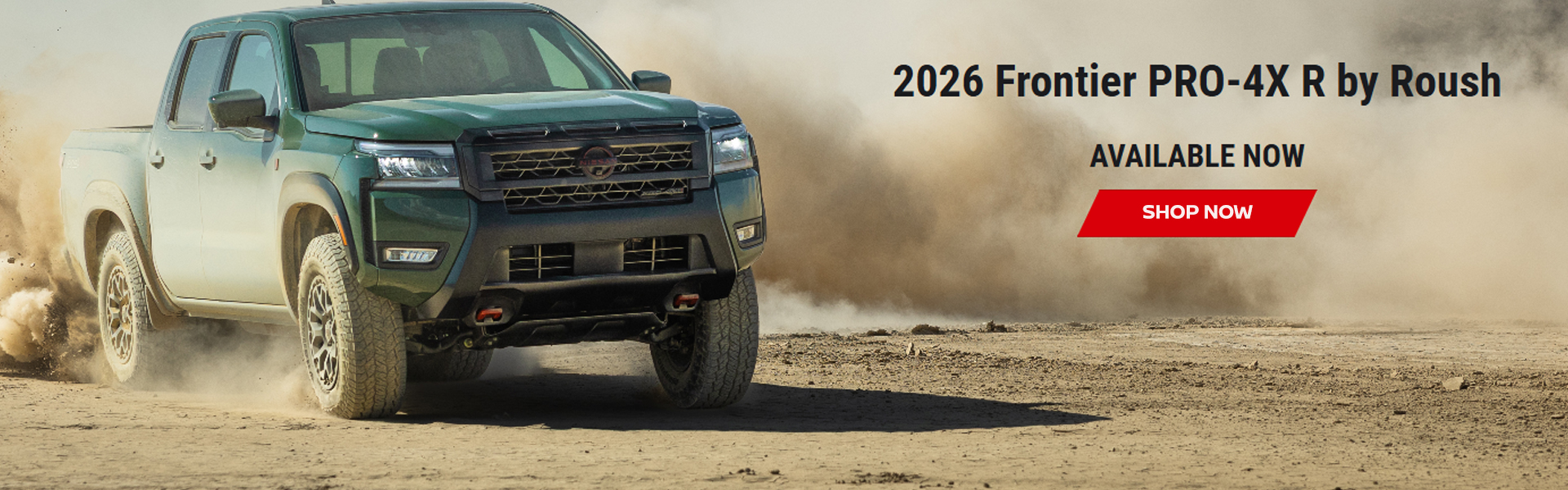 2026 Frontier PRO-4X Roush is available now at Woodbury Nissan