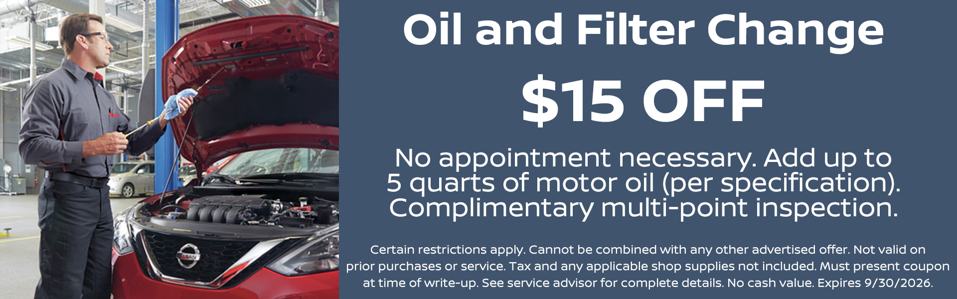 Oil and Filter Change