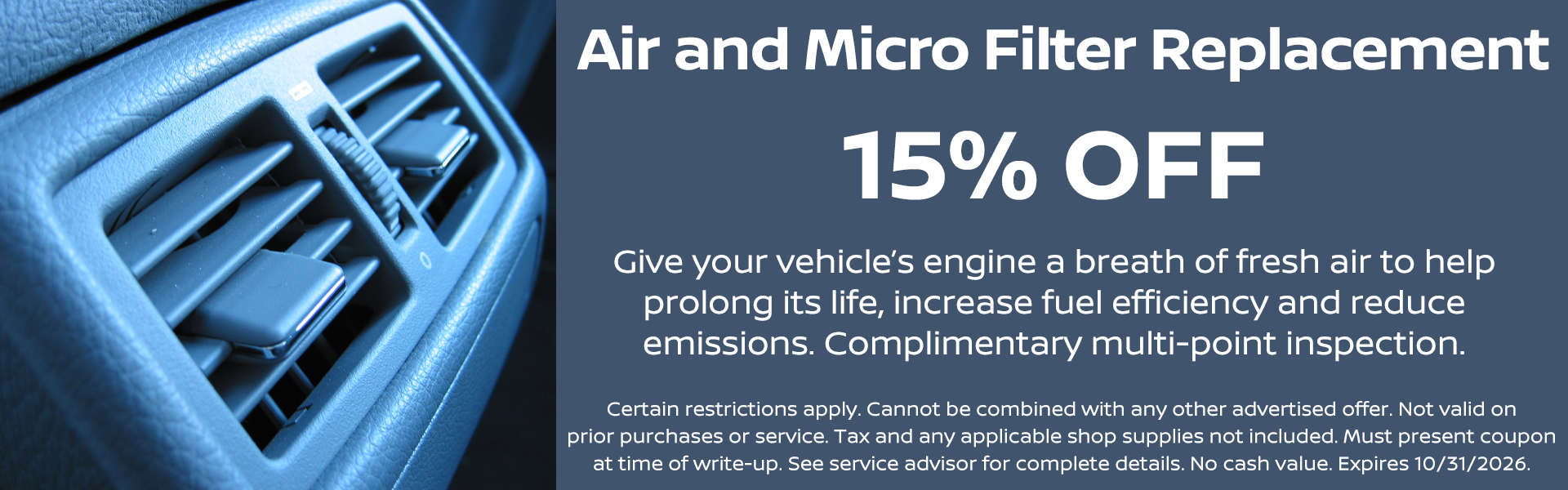 Air and Microfilter