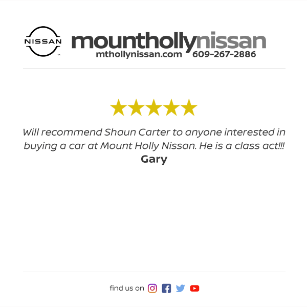 Mt. Holly Nissan Facebook Review