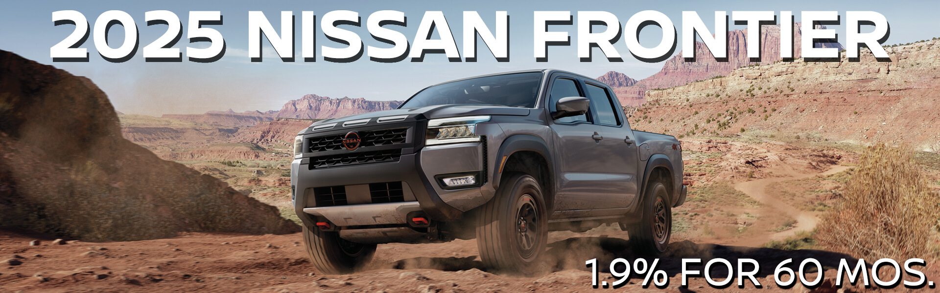 2025 Nissan Frontier 1.9%. For 60 months