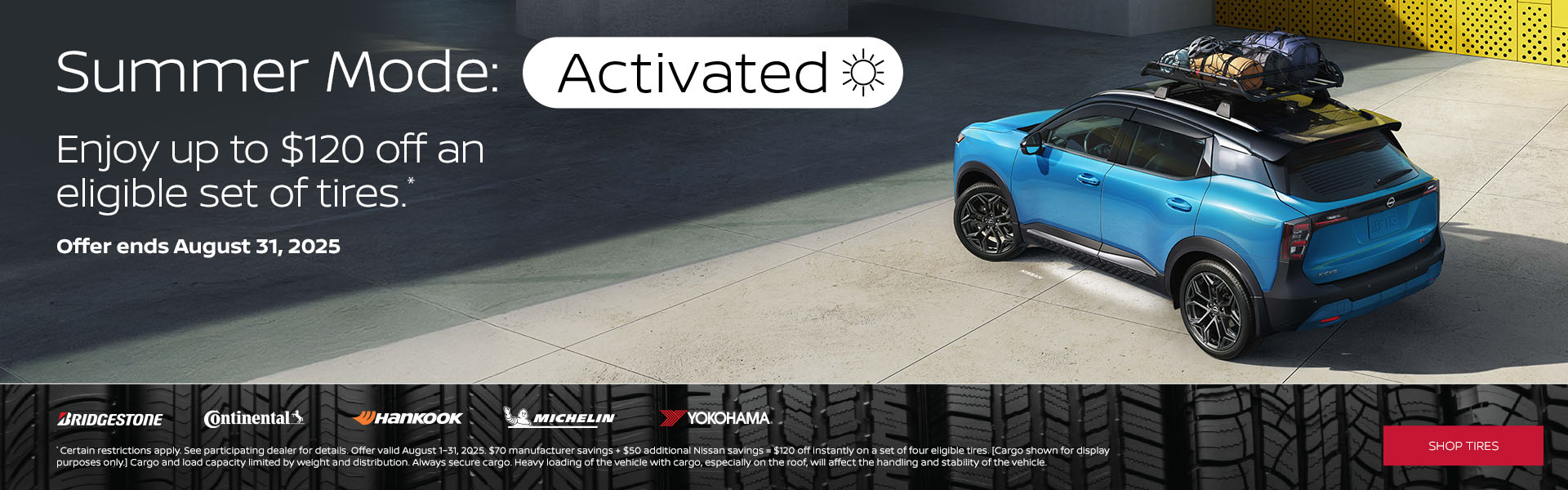 Nissan tire offer