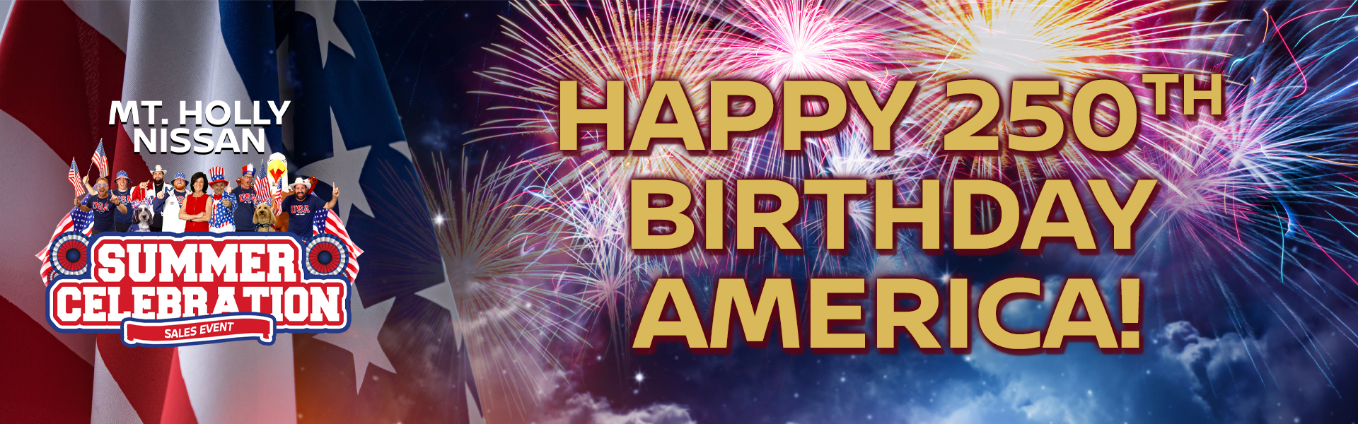 Happy 250th birthday America!