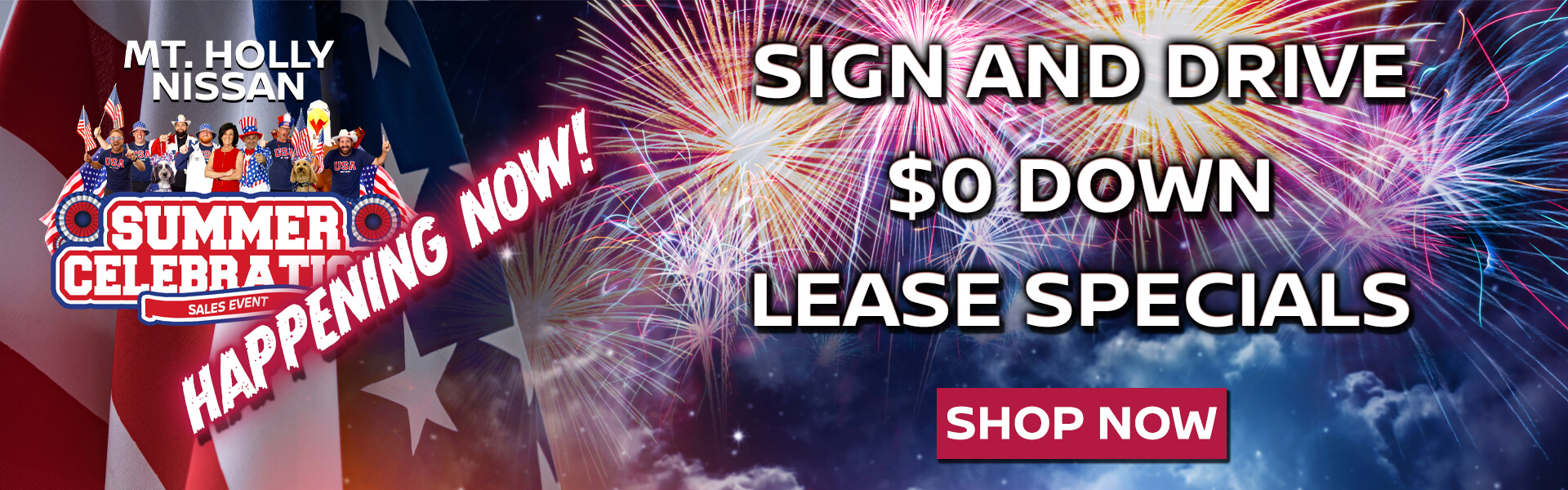 Sales Event Happening Now! Sign and Drive with $0 Down lease specials!