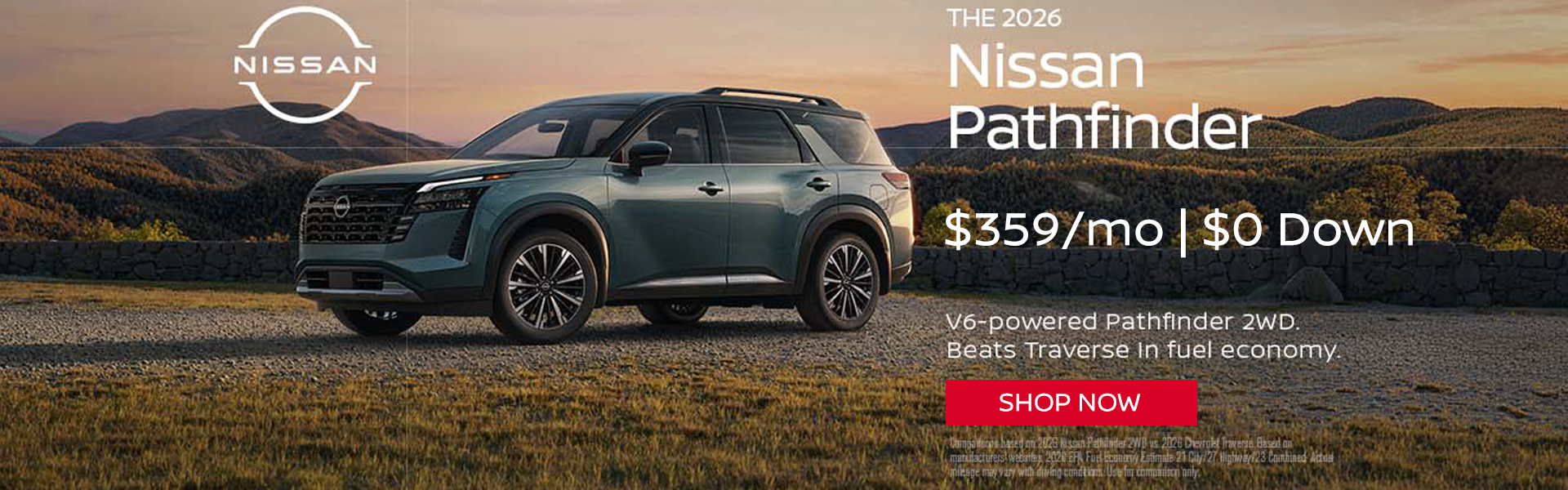 2026 Nissan Pathfinder Lease offer