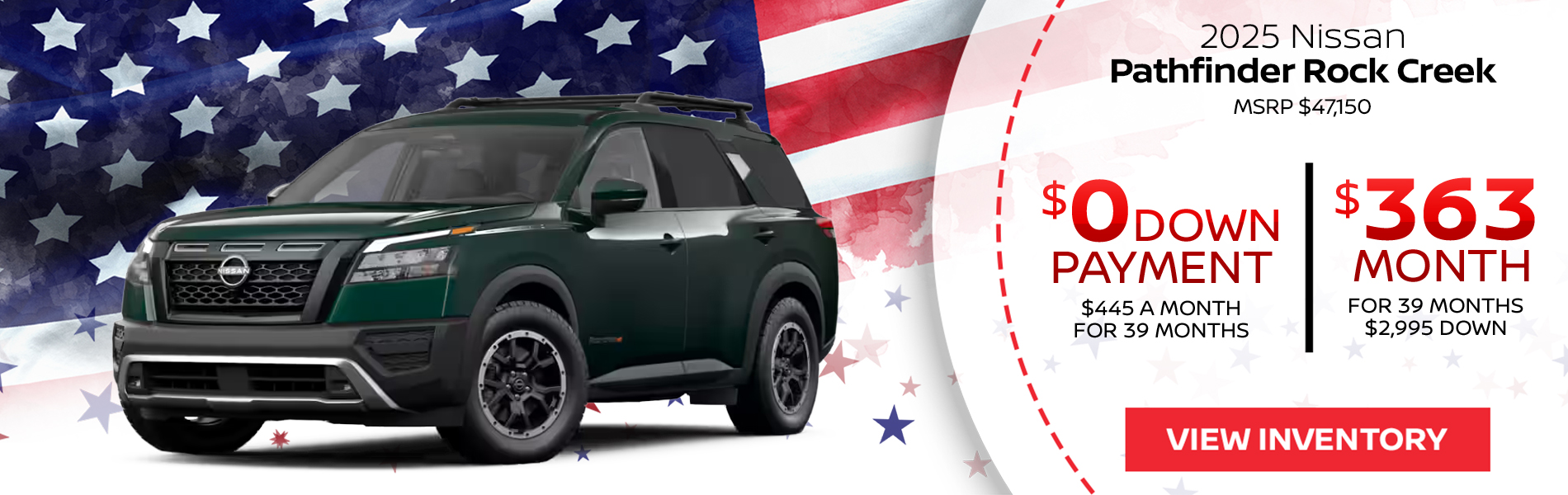 2025 Nissan Pathfinder Lease offer