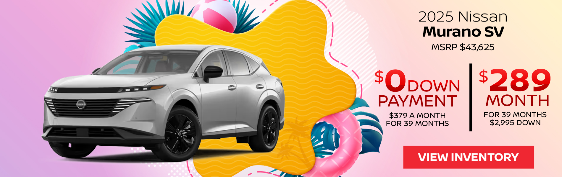 2025 Nissan Murano SV Lease offer