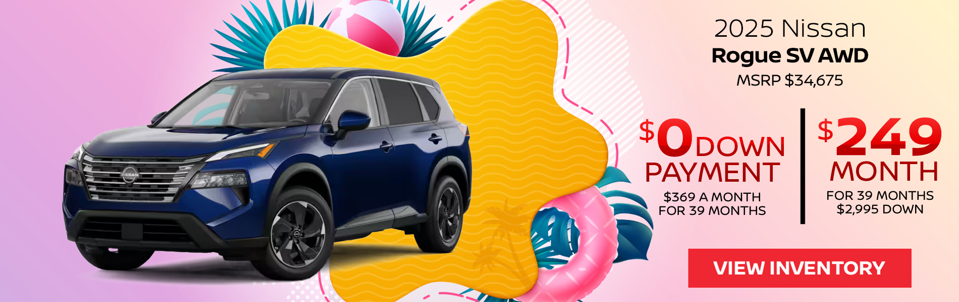 2025 Nissan Rogue SV Lease offer
