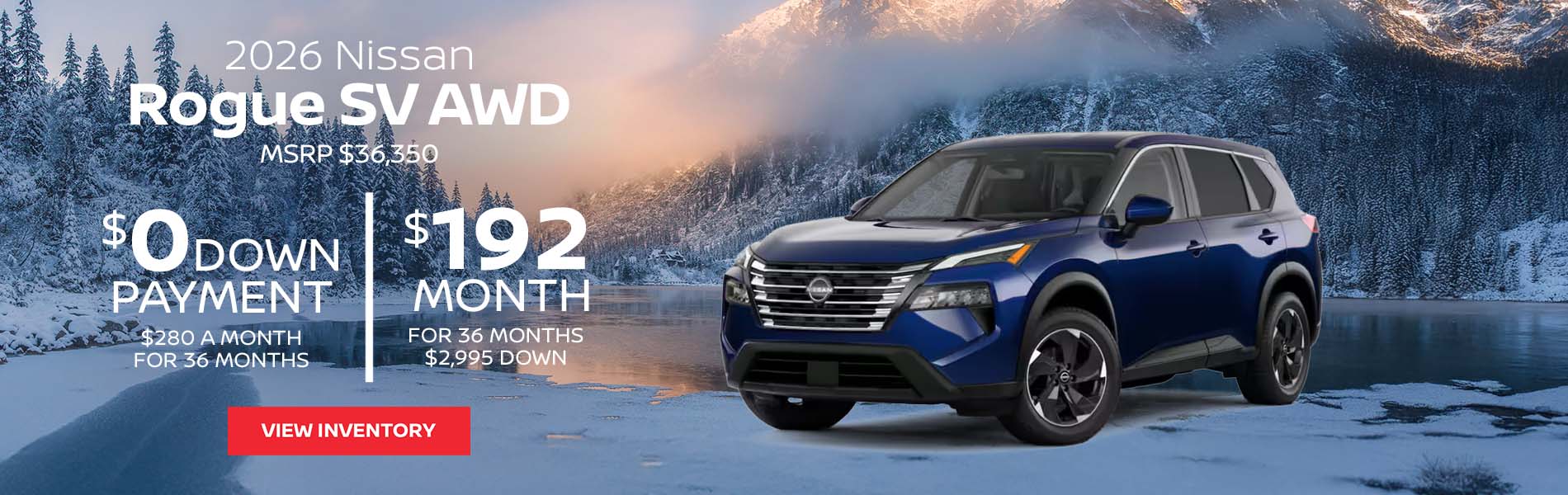 2026 Nissan Rogue Lease offer