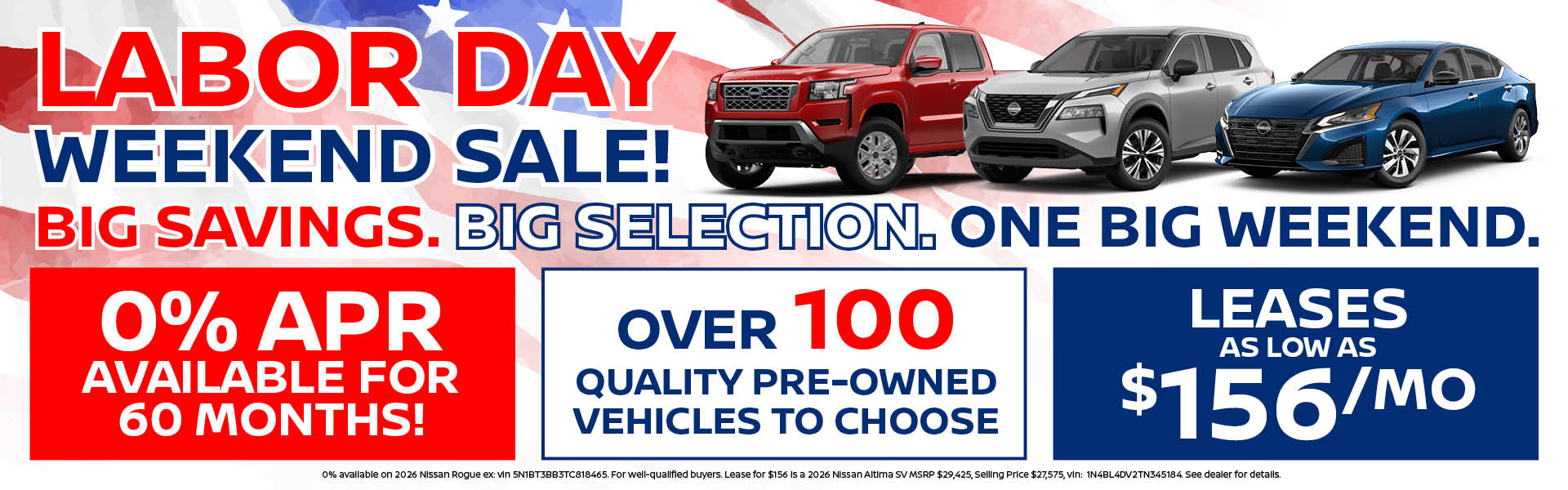 Labor Day Weekend Sale