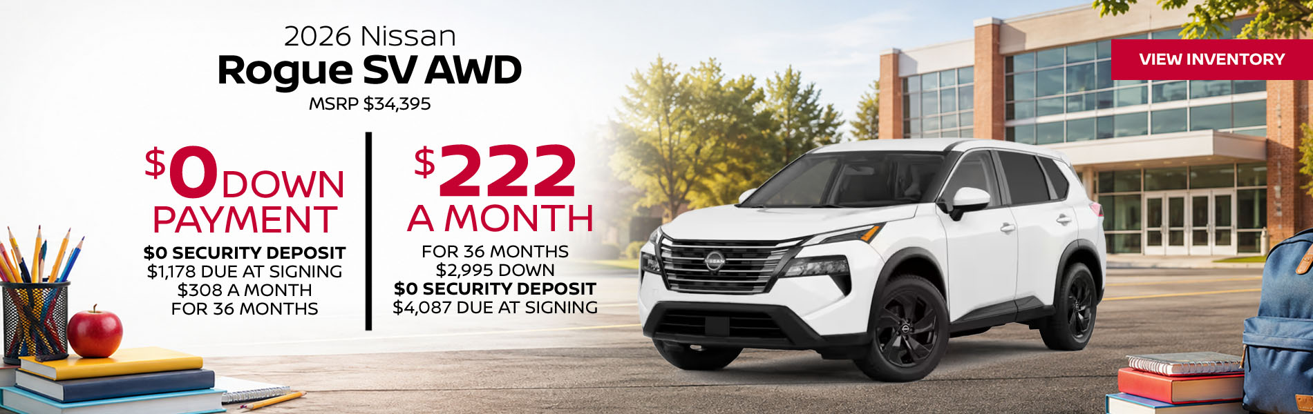 2026 Nissan Rogue Lease offer