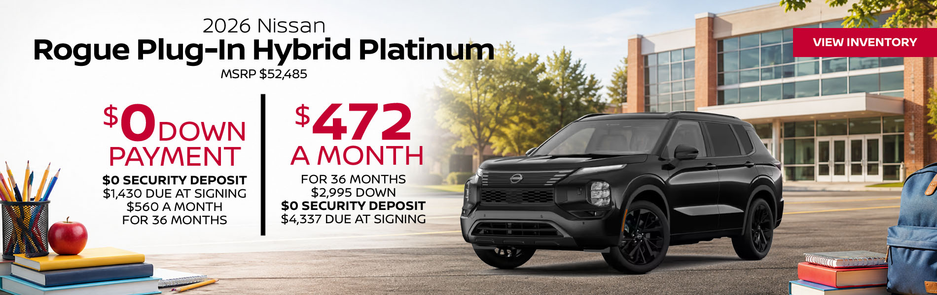 2026 Nissan Rogue Hybrid Lease offer
