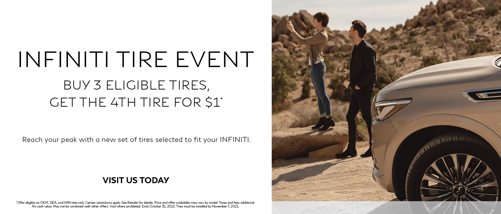 INFINITI TIRE EVENT