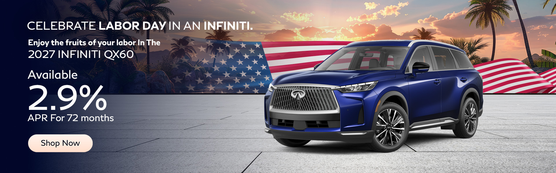 2027 INFINITI QX60 APR offer