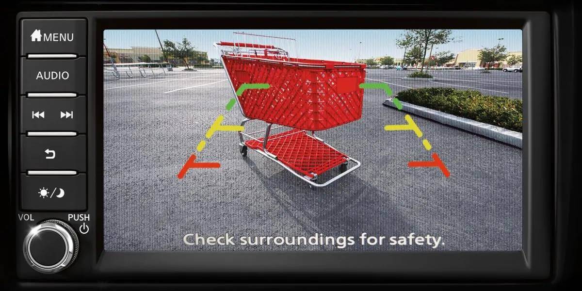 2019 Nissan Versa Sedan rearview camera technology