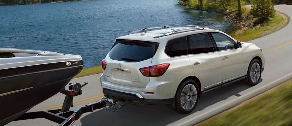 New 2019 Nissan Pathfinder SUV for sale at Henderson Nissan dealership near Las Vegas