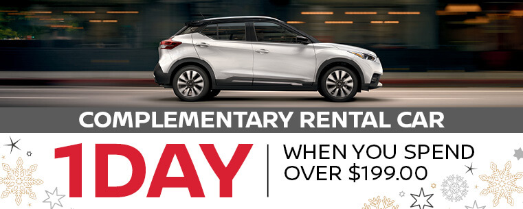Complimentary Rental Car