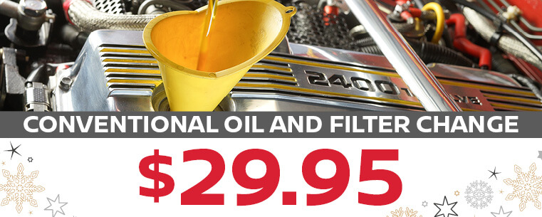Conventional Oil and Filter Change